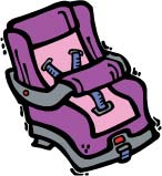 baby car seat clip art