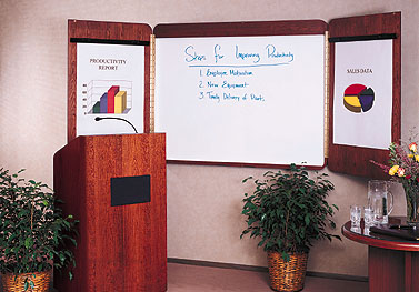 Da-Lite Lectern and Conference Room Cabinet